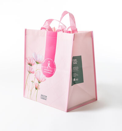 Rosa sløyfe handlenett Rosa sløyfe handlenett